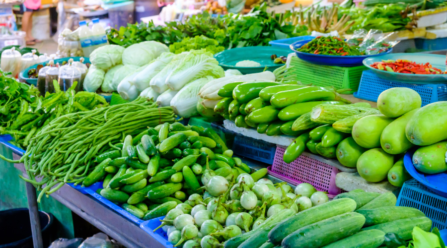 Mauritius groentemarkt